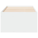 daybed med skuffer uden madras 100x200 cm hvid