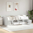 daybed med skuffer uden madras 100x200 cm hvid