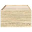 daybed med skuffer uden madras 100x200 cm sonoma-eg