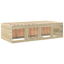 daybed med skuffer uden madras 100x200 cm sonoma-eg
