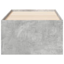 daybed med skuffer uden madras 100x200 cm betongrå
