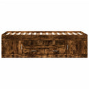 daybed med skuffer uden madras 100x200 cm røget eg