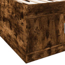 daybed med skuffer uden madras 100x200 cm røget eg