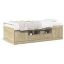 daybed med skuffer uden madras 90x200 cm sonoma-eg