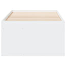 daybed med skuffer uden madras 90x190 cm hvid