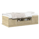 daybed med skuffer uden madras 90x190 cm sonoma-eg