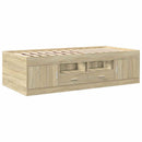 daybed med skuffer uden madras 90x190 cm sonoma-eg