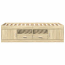 daybed med skuffer uden madras 90x190 cm sonoma-eg