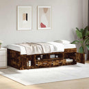 daybed med skuffer uden madras 90x190 cm røget eg
