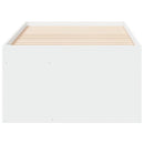 daybed med skuffer uden madras 75x190 cm hvid