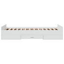sengeramme 90x200 cm konstrueret træ hvid