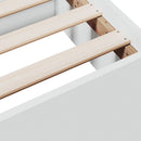 sengeramme 90x200 cm konstrueret træ hvid