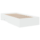 sengeramme 90x200 cm konstrueret træ hvid