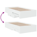 sengeramme 90x200 cm konstrueret træ hvid