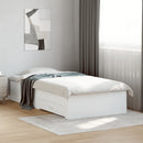 sengeramme 90x200 cm konstrueret træ hvid