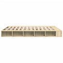 sengestel 200x200 cm konstrueret træ sonoma-eg