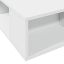 sengestel 140x200 cm konstrueret træ hvid