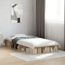 sengeramme 90x190 cm konstrueret træ sonoma-eg