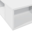 sengeramme 75x190 cm konstrueret træ hvid