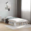 sengeramme 75x190 cm konstrueret træ hvid