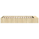 sengeramme 100x200 cm konstrueret træ sonoma-eg