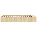 sengeramme 90x200 cm konstrueret træ sonoma-eg