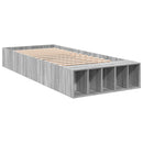 sengeramme 90x200 cm konstrueret træ grå sonoma-eg