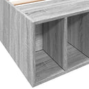 sengeramme 90x190 cm konstrueret træ grå sonoma-eg