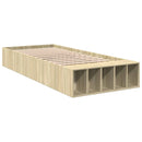 sengeramme 75x190 cm konstrueret træ sonoma-eg