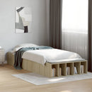 sengeramme 75x190 cm konstrueret træ sonoma-eg