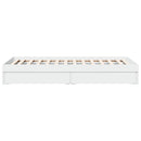 sengeramme 90x200 cm konstrueret træ hvid
