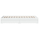 sengeramme 90x200 cm konstrueret træ hvid