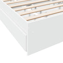 sengeramme 90x200 cm konstrueret træ hvid