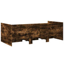 daybed med skuffer uden madras 100x200 cm røget eg