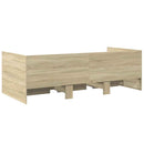 daybed med skuffer uden madras 90x200 cm sonoma-eg
