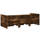 daybed med skuffer uden madras 90x190 cm røget eg