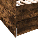 daybed med skuffer uden madras 90x190 cm røget eg