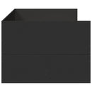 daybed med skuffer uden madras 75x190 cm sort