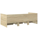 daybed med skuffer uden madras 75x190 cm sonoma-eg