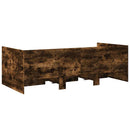 daybed med skuffer uden madras 75x190 cm røget eg