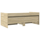 daybed med skuffer uden madras 100x200 cm sonoma-eg