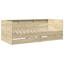 daybed med skuffer uden madras 90x200 cm sonoma-eg