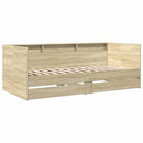 daybed med skuffer uden madras 90x190 cm sonoma-eg