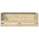 daybed med skuffer uden madras 90x190 cm sonoma-eg