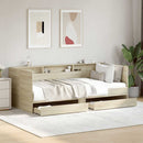 daybed med skuffer uden madras 90x190 cm sonoma-eg