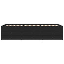 daybed med skuffer uden madras 100x200 cm sort