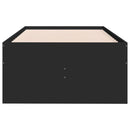 daybed med skuffer uden madras 100x200 cm sort