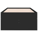 daybed med skuffer uden madras 90x200 cm sort