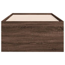 daybed med skuffer uden madras 90x200 cm brunt eg