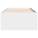 daybed med skuffer uden madras 90x190 cm hvid